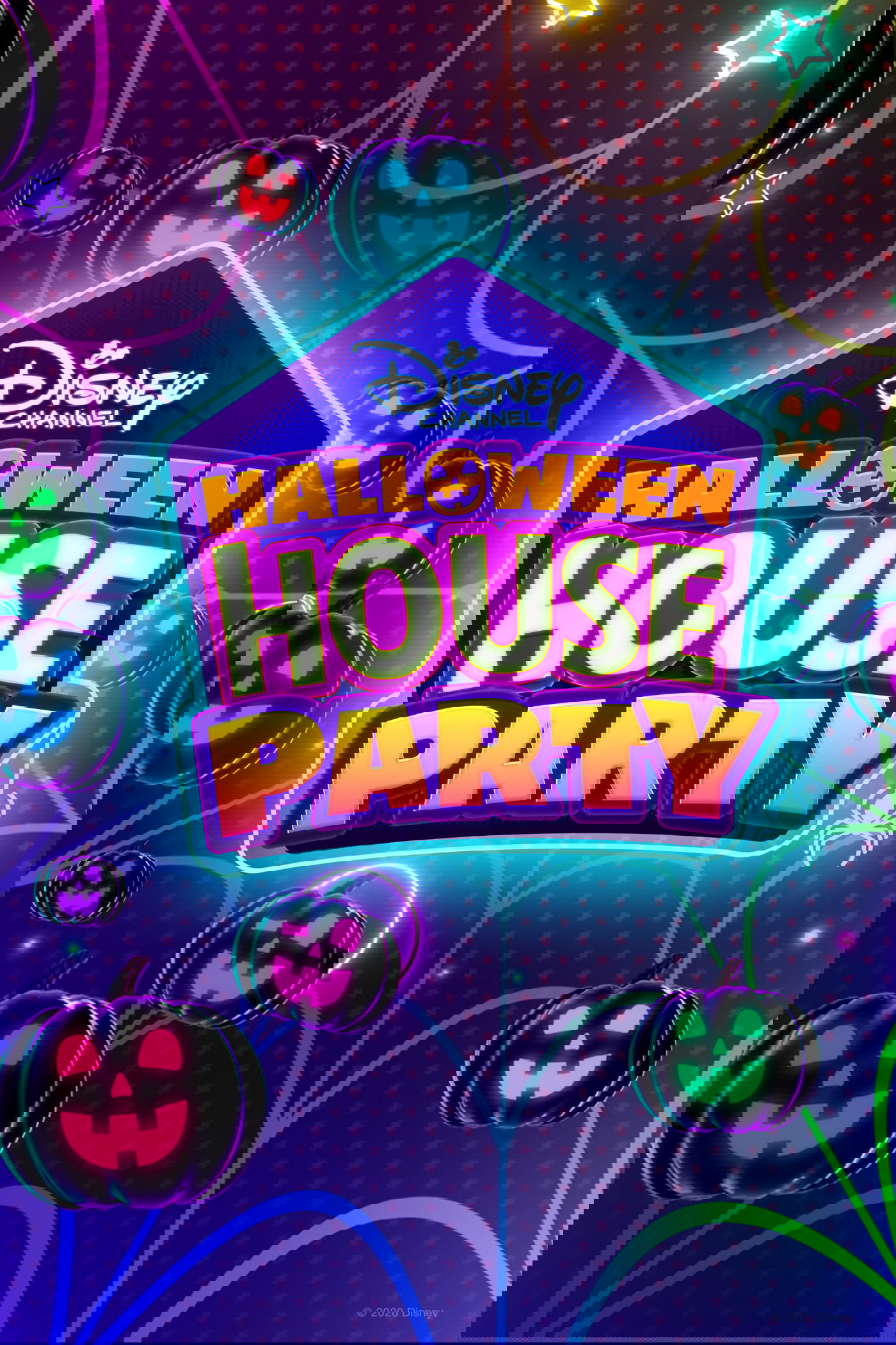 Постер Disney Channel Halloween House Party